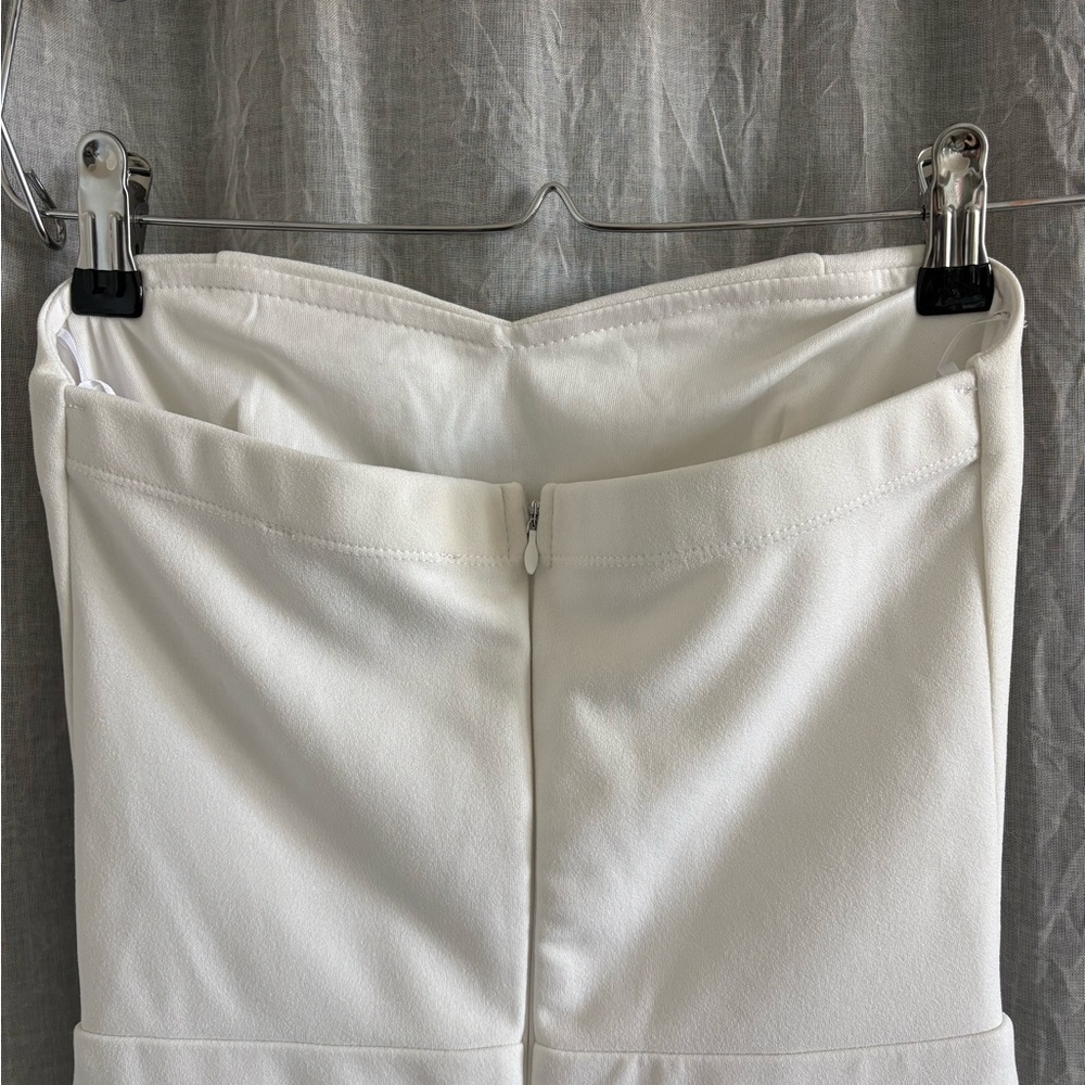 Lulus Chic White Strapless Jumpsuit size xs - Picture 5 of 9